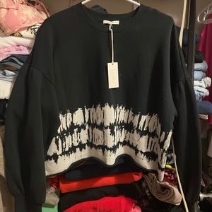 Tye dye cropped sweater - BRAND NEW W/ TAGS - never worn - “z supply”